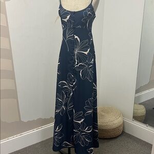 Hutch navy maxi dress
